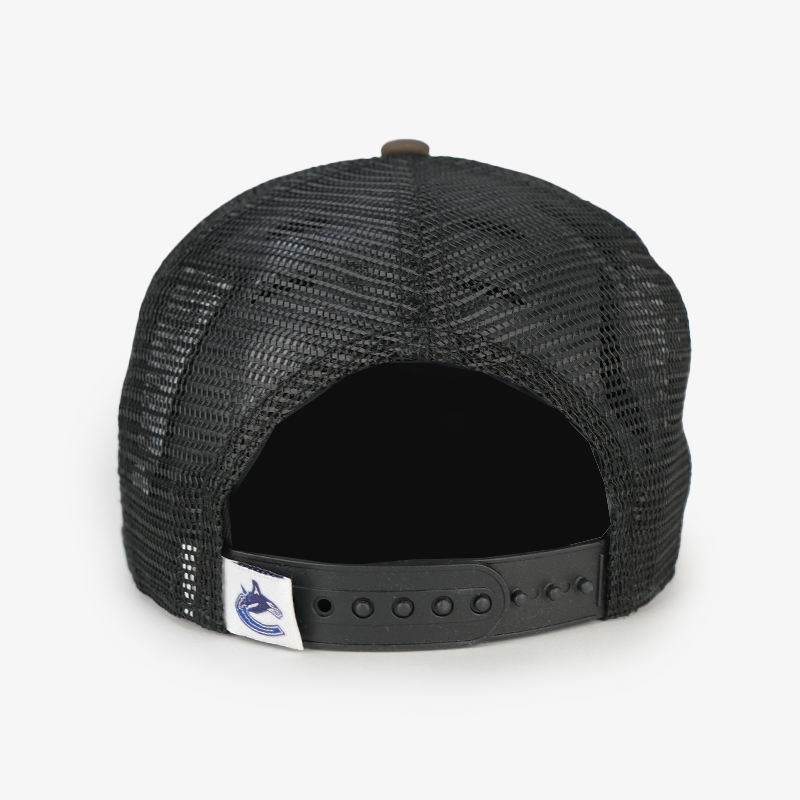 Vancouver Canucks New Era Youth 950 Camo Orca Trucker Hat