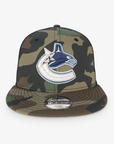 Vancouver Canucks New Era Youth 950 Camo Orca Trucker Hat
