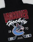 Vancouver Canucks In House Sticks Black Orca Hoodie