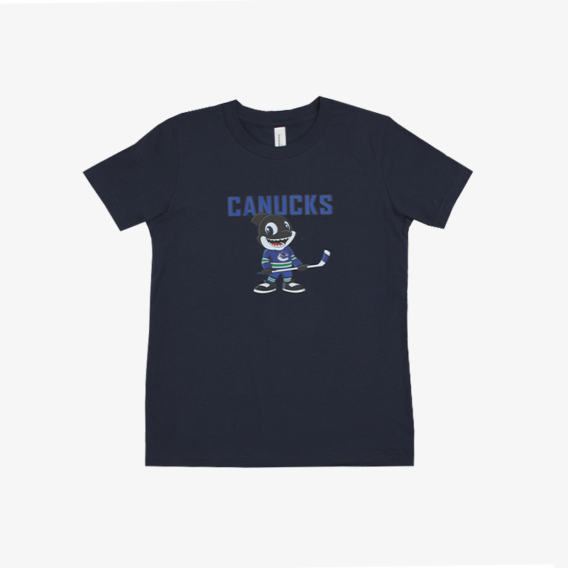Vancouver Canucks Baby Fin Youth Navy T-shirt