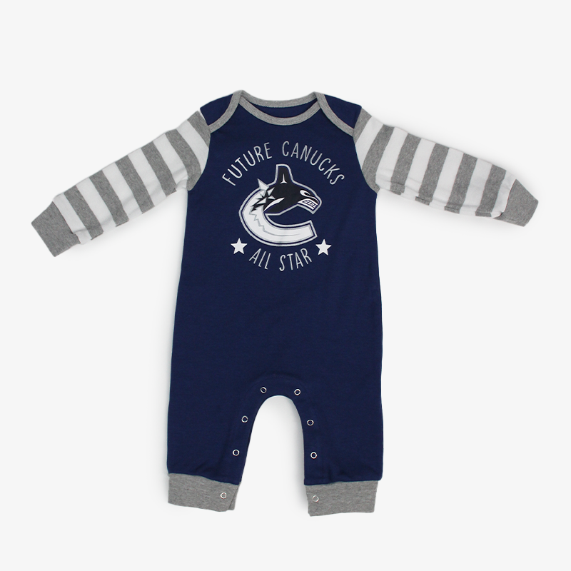 Vancouver Canucks Infant Big Star Orca Coverall