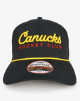 Vancouver Canucks G&G Black/Gold Rope Skate Hat