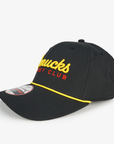 Vancouver Canucks G&G Black/Gold Rope Skate Hat