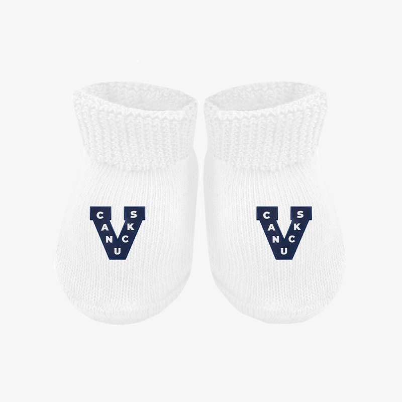 Vancouver Canucks Creative Knitwear Infant White Gift Box Booties