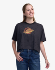 Vancouver Canucks New Era Women's Boxy Skate Crop T-shirt