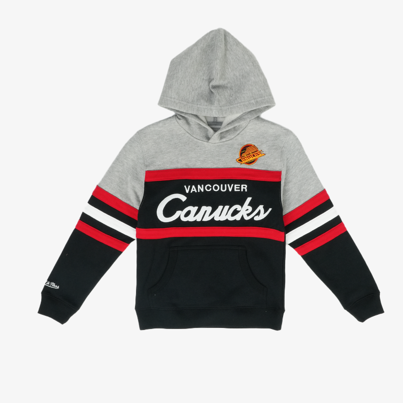 Vancouver Canucks Youth Mitchell & Ness Headcoach Skate Hoodie