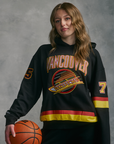Vancouver Canucks X Grizzlies Black Oversized Skate Hoodie