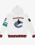 Vancouver Canucks X Grizzlies White Oversized Orca Hoodie