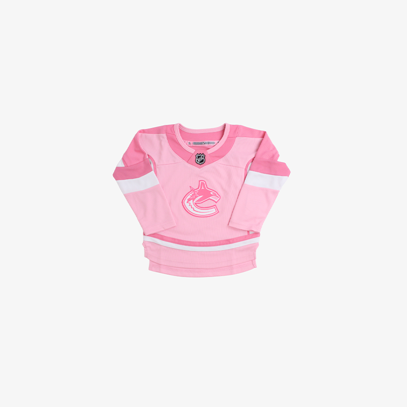Vancouver Canucks Toddler Pink Orca Jersey