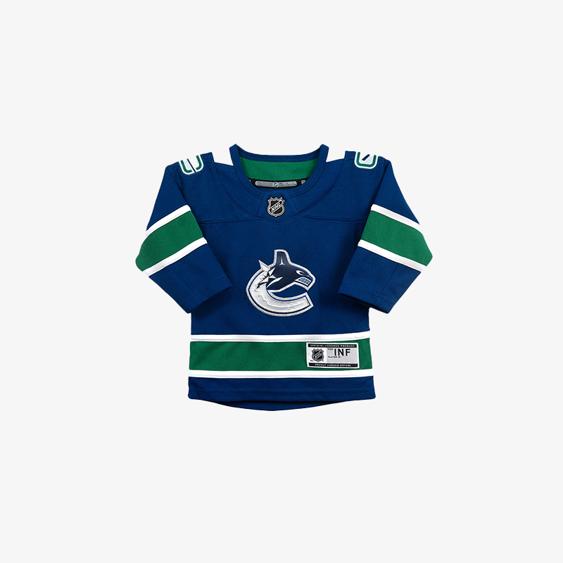 Vancouver Canucks Infant Home Name & Number Jersey
