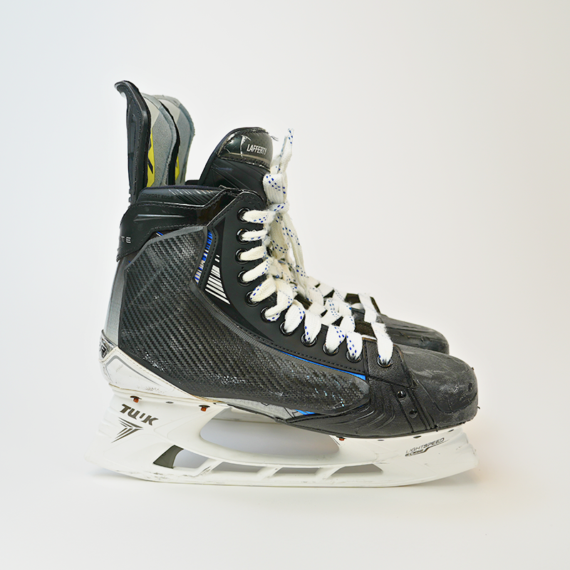 Used Bauer Vapor Hyperlite 2 with Shot Blockers Lafferty Skates - Size 10