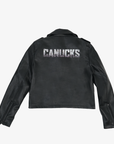 Vancouver Canucks Women's Biker Jacket