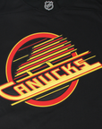 Vancouver Canucks Fanatics Authentic Pro Black Skate Jersey