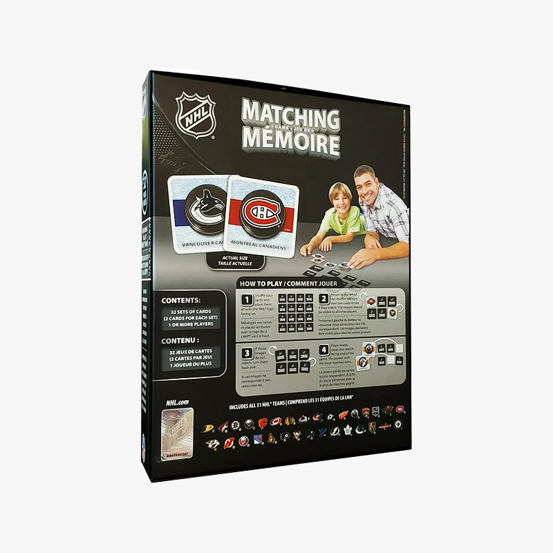 Vancouver Canucks NHL Matching Game