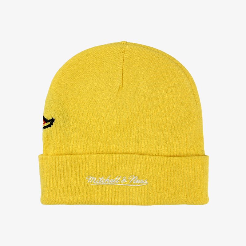 Vancouver Canucks Mitchell & Ness Yellow Skate Knit Beanie