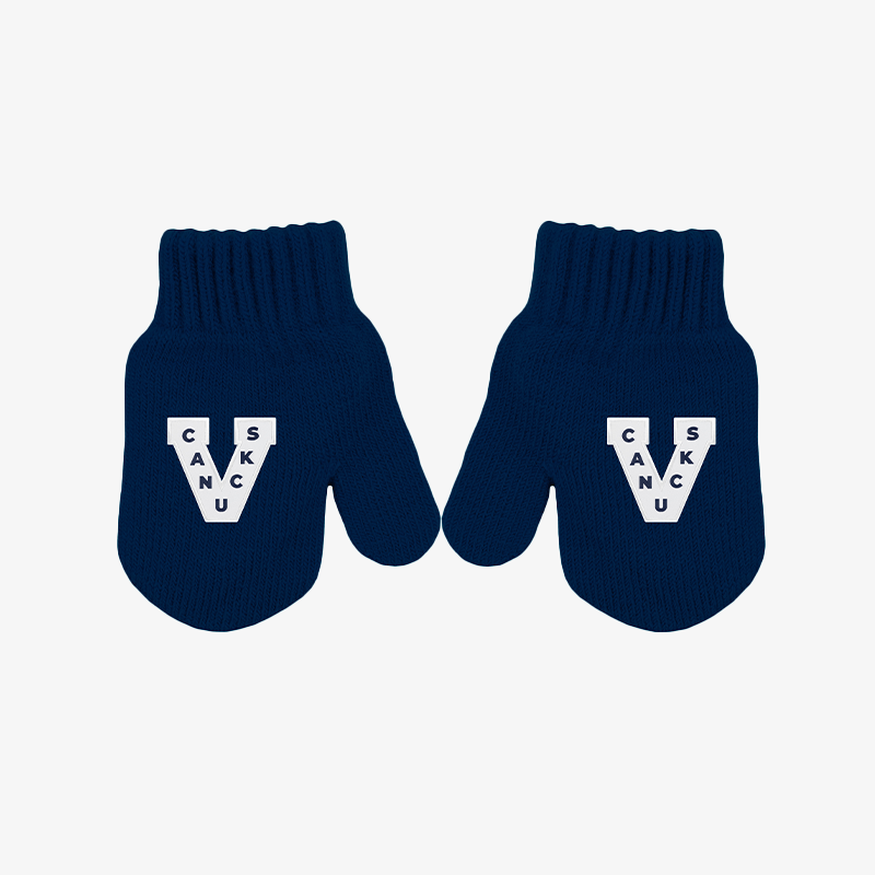 Vancouver Canucks Creative Knitwear Infant Navy Millionaire Mittens