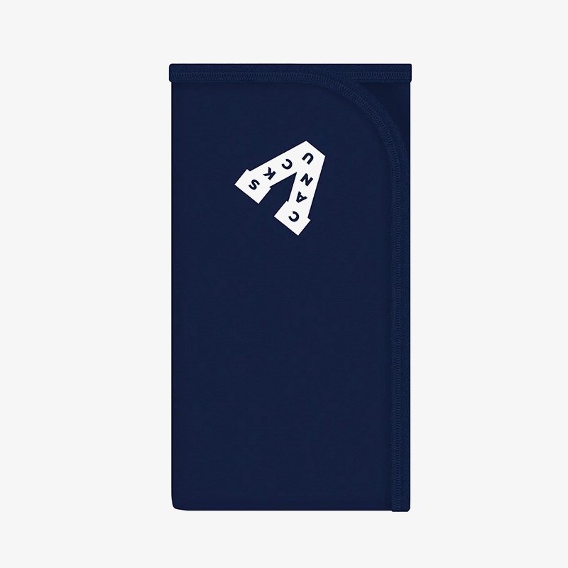Vancouver Canucks Creative Knitwear Infant Navy Milli Blanket