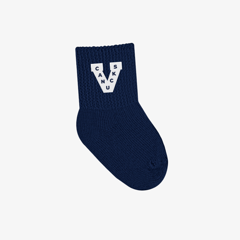 Vancouver Canucks Creative Knitwear Infant Navy Booties