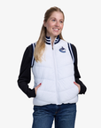 Vancouver Canucks Women's White Orca Vest