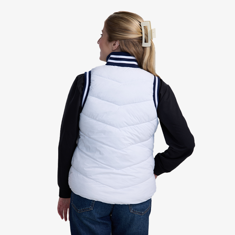 Vancouver Canucks Women's White Orca Vest