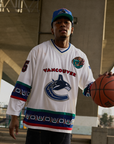 Vancouver Canucks X Grizzlies White Orca Jersey