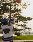 Vancouver Canucks X Grizzlies White Orca Jersey