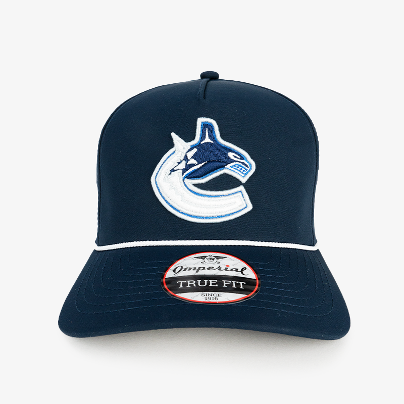 Vancouver Canucks G&G Navy/White Rope Orca Hat