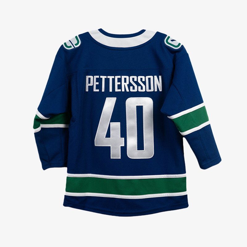 Vancouver Canucks Youth Name Number Home Jersey