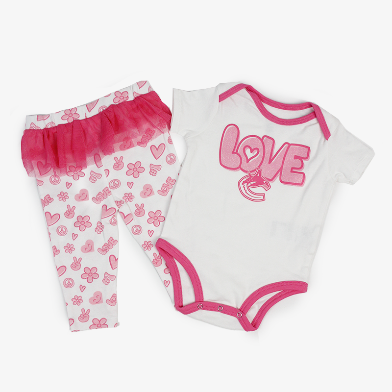 Vancouver Canucks Outerstuff Infant All The Love 2 Piece Set