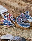 Vancouver Canucks First Nations Night 2026 Johnny Canuck Logo Pin