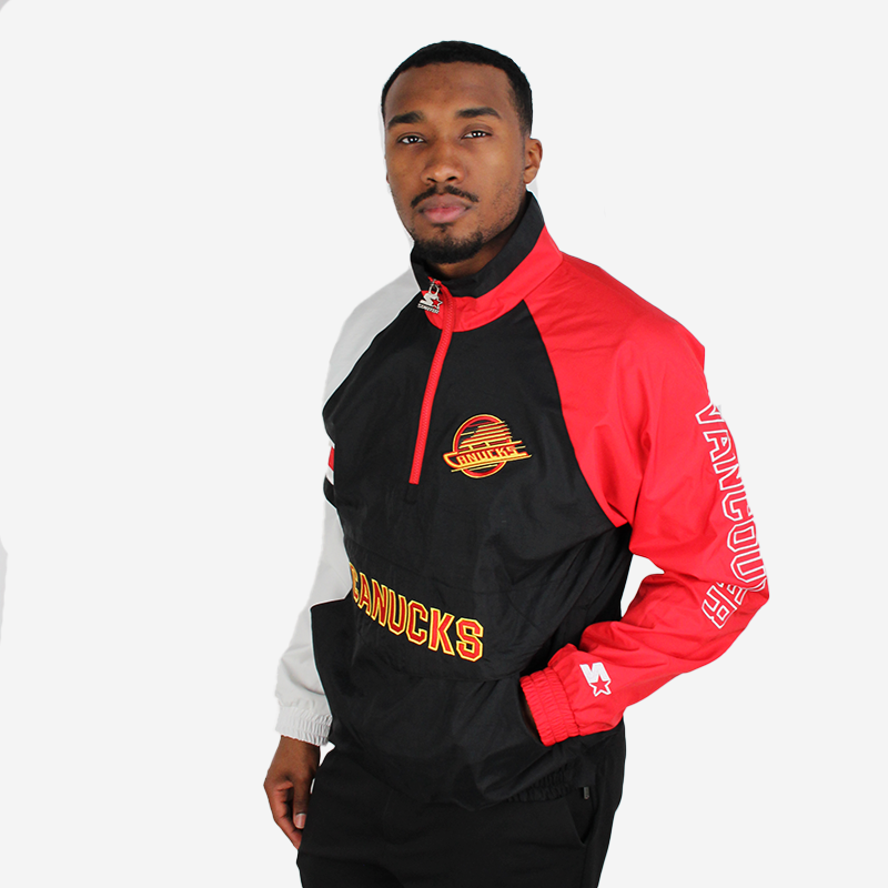 Vancouver Canucks Starter Elite 1/2 Zip Jacket Vanbase