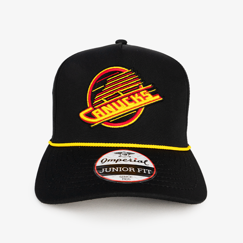 Vancouver Canucks G&G Junior Fit Black Skate Hat