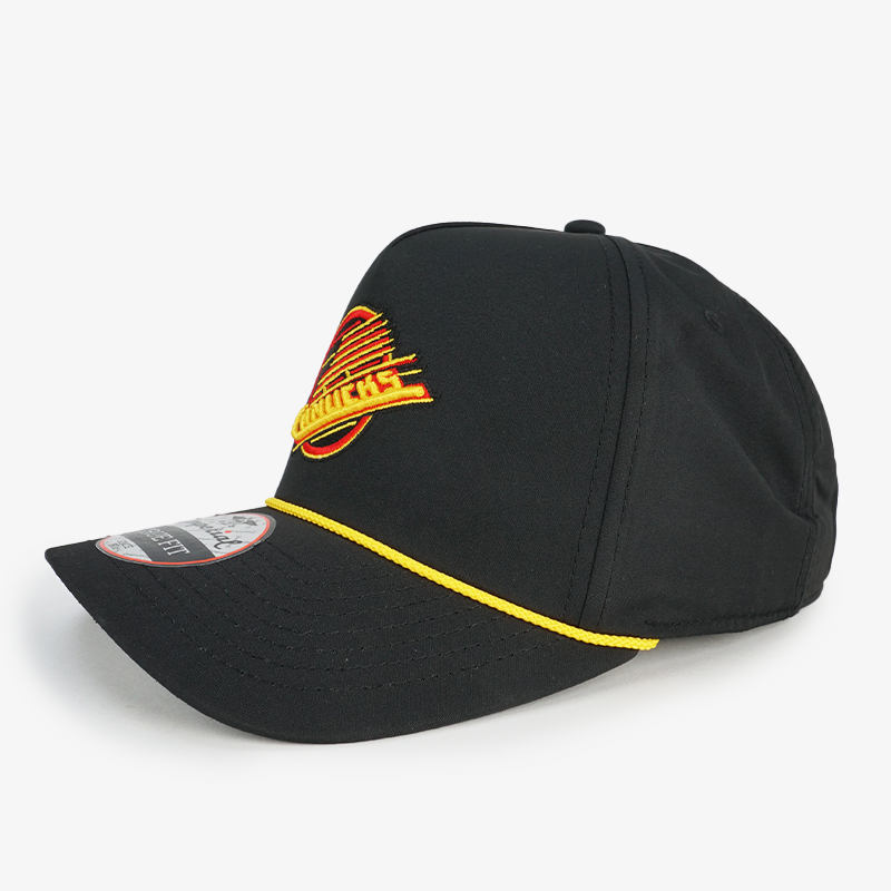Vancouver Canucks G&G Junior Fit Black Skate Hat