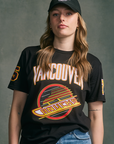 Vancouver Canucks X Grizzlies Black Vintage Skate T-Shirt