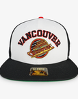 Vancouver Canucks Starter Black/White Rewind Skate Hat