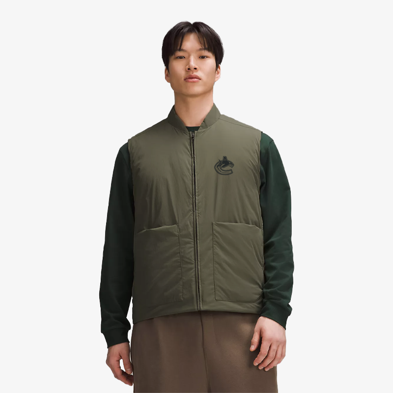 Army green vest jacket online