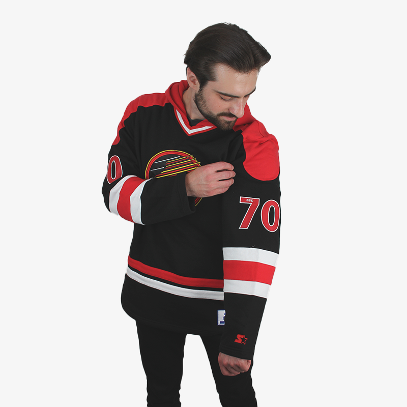 Vancouver Canucks Starter Jersey Skate Hoodie Vanbase