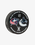 Vancouver Canucks 25/26 Official Warm-Up Puck (vs Columbus Blue Jackets)