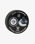 Vancouver Canucks 25/26 Official Warm-Up Puck (vs Winnipeg Jets)