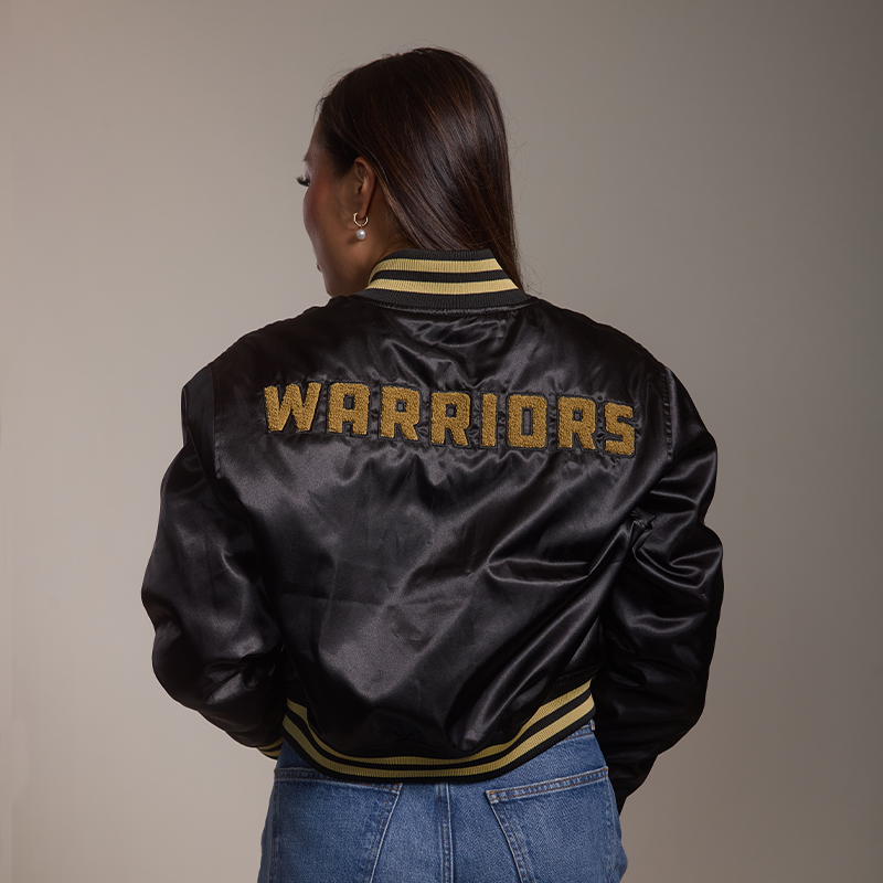 Vancouver Warriors Women's Crop Bomber Jacket