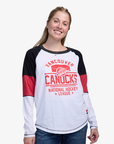 Vancouver Canucks New Era Womens Arc Skate Long Sleeve