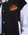 Vancouver Canucks New Era Women's Black and White Skate Jacket
