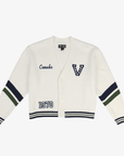 Vancouver Canucks Wild Collective Women's Cream Millionaires Cardigan