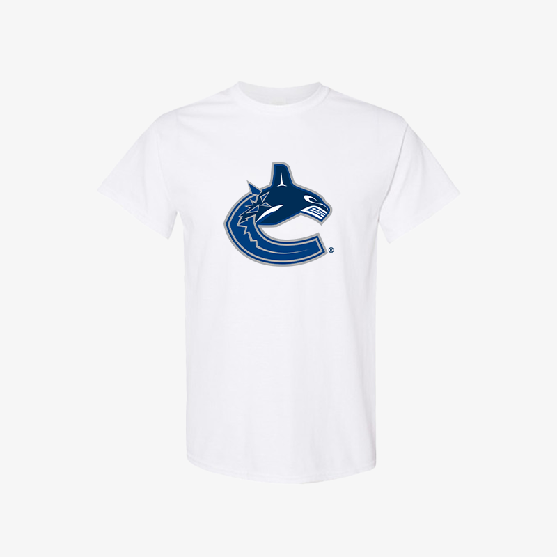 Vancouver Canucks Men's Orca Primary Tee White