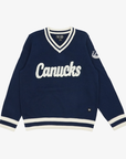 Vancouver Canucks Wild Collective Womens Crop Knit Orca Sweater