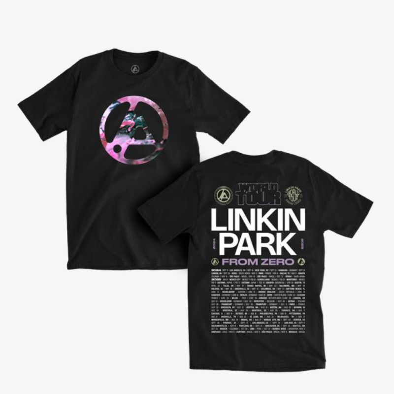 Linkin Park FROM ZERO WORLD TOUR Tシャツ L Linkin Park From Zero World Tour T-Shirt – Vanbase