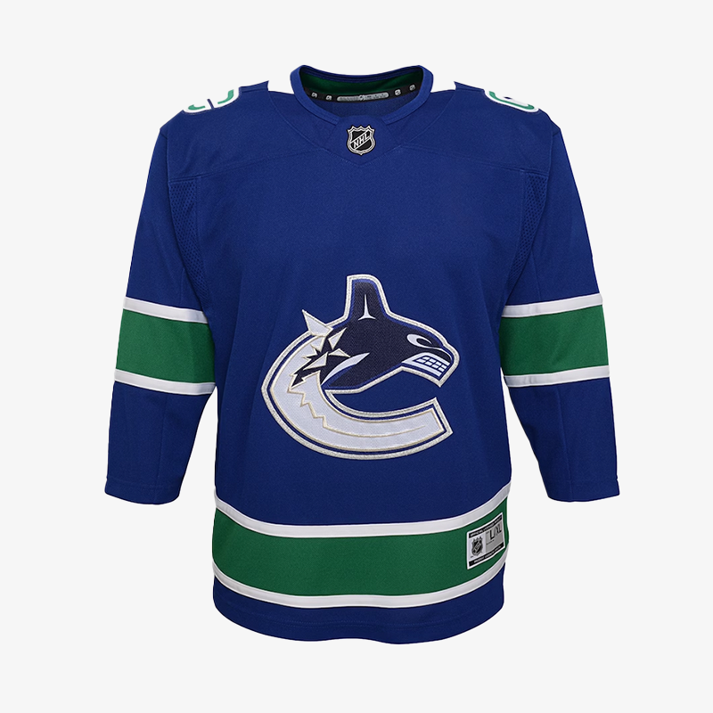 Vancouver Canucks Youth Name Number Home Jersey