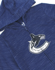 Vancouver Canucks New Era Youth Arc Zip Orca Hoodie