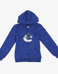 Vancouver Canucks New Era Youth Arc Zip Orca Hoodie