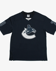 Vancouver Canucks Blue Football Tee